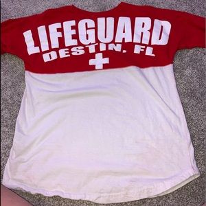 Destin lifeguard shirt never worn